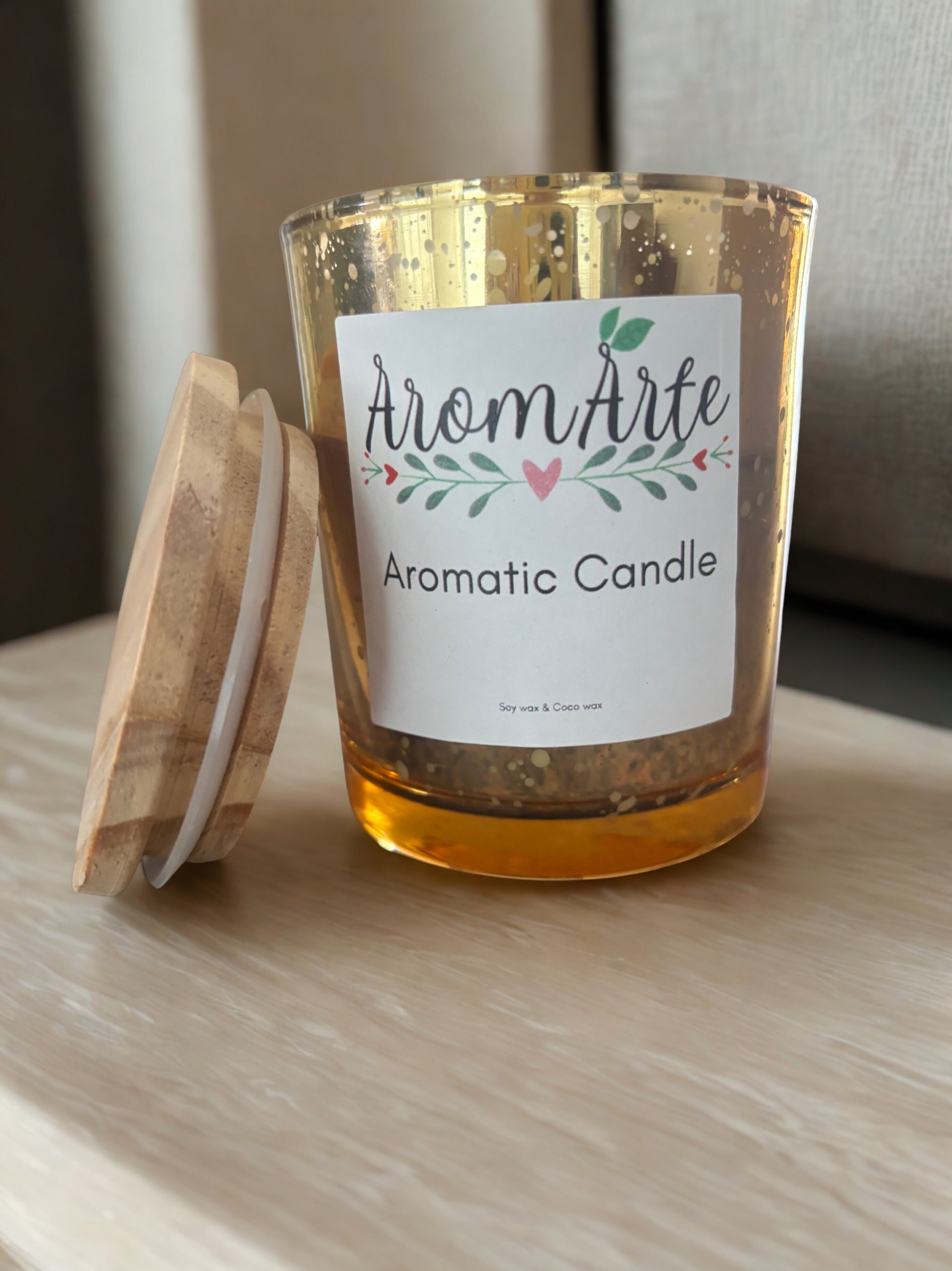 Velas Aromáticas (gold)